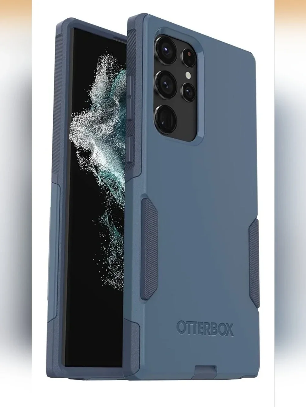 Otterbox Galaxy S22 Ultra Commuter Series Case Blue W/ Free LK Screen Protector